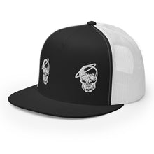 Load image into Gallery viewer, Double Skull Trucker Hat
