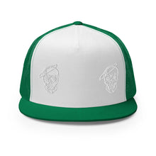 Load image into Gallery viewer, Double Skull Trucker Hat
