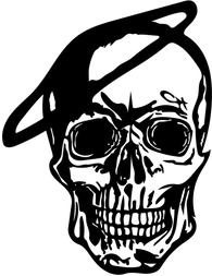 Crooked Halo Stylized Skull Logo