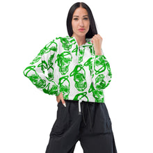 Load image into Gallery viewer, Women’s cropped windbreaker
