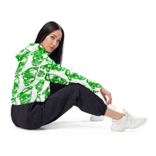 Load image into Gallery viewer, Women’s cropped windbreaker
