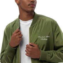 Load image into Gallery viewer, Premium Recycled Bomber Jacket
