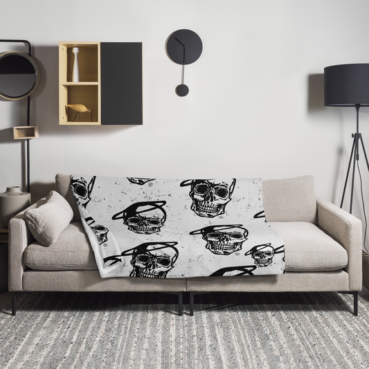 Skull-EL | throw blanket