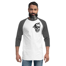 Load image into Gallery viewer, Men&#39;s 3\4 Sleeve Raglan Skull Shirt
